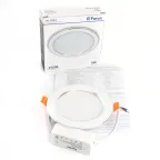 Светильник светодиодный ДВО-9w 4500К 720Лм белый