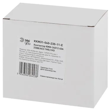 Контактор КМИ-34012 40А 230В/АС3 1НО,1НЗ PRO