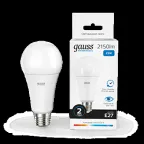 Лампа светодиодная LED 25 Вт 2150 лм 6500К А70 груша холодный E27 AC 220В Elementary Gauss