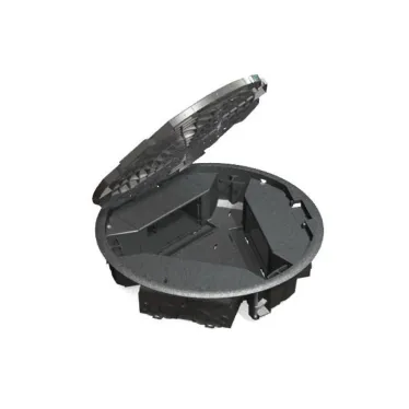 Connect Люк на 3 CIMA-модуля (6 модулей 45х45 мм) горизонтального подключения глубина 69мм посадка 300мм серый