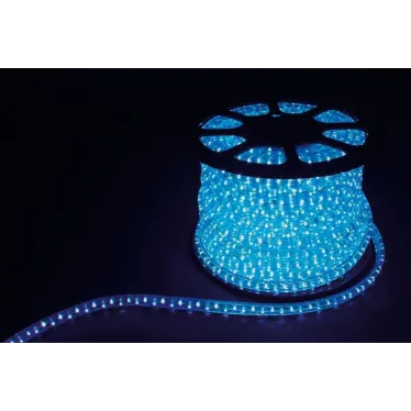 Дюралайт светодиодный LEDх72/м синий трехжильный кратно 2м бухта 50м