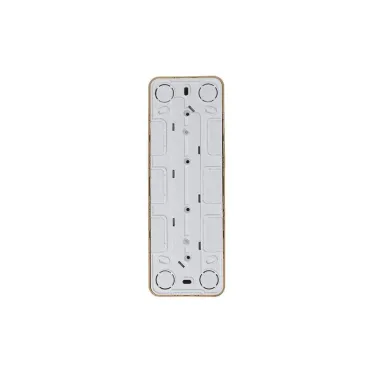 Розетка BLANCA наружная четырехпостовая, без заземления, без шторок, с изолирующей пластиной, 16А, 250В, ясень