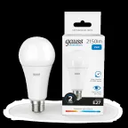 Лампа светодиодная LED 25 Вт 2150 лм 6500К А70 груша холодный E27 AC 220В Elementary Gauss