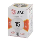 Лампа светодиодная STD LED G95-15W-2700K-E27 E27 / Е27 15Вт шар теплый белый свет
