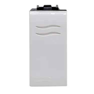 Выключатель одноклавишный, 1 модуль, белый