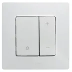 ETIKA Диммер нажимной 400Вт алюминий