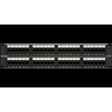 Патч-панель 192UCAT6 48 портов RJ45 неэкранированная