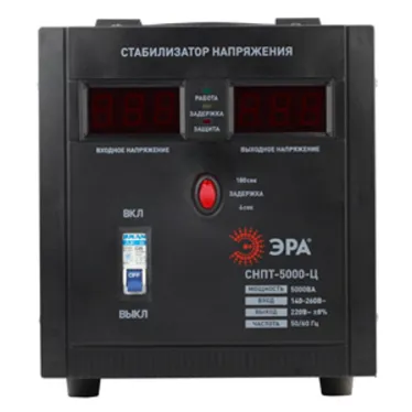 СНПТ-5000-Ц Стабилизатор напряжения переносной, ц.д., 140-260В/220/В, 5000ВА (32)