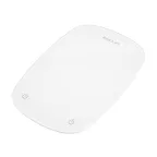 Весы кухонные электронные овальной формы до 5 кг, цвет белый