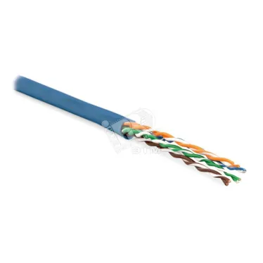 Витая пара U/UTP кат 5e 4 пары AWG24 patch IN LSZH нг(А)-HF желтый 100м
