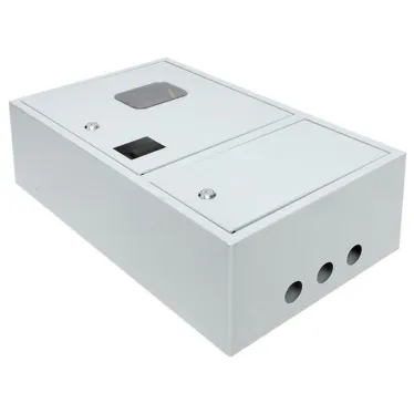 Щит учетно-распределительный навесной ЩУРн-3/15 с замком с окном IP31 БУР-3/15И