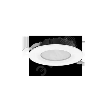 Cветильник светодиодный даунлайт ДВО DL-SLIM 10W 3000K IP44 круглый монтажный диаметр 95мм | V1-R0-00546-10000-4401030 | VARTON