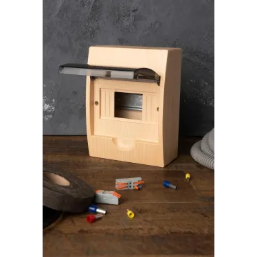 Щит распределительный навесной ЩРН-П- 6 светлое дерево IP41 PROxima