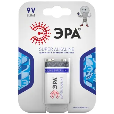 Батарейка 6LR61-1BL SUPER Alkaline (12/96/5760)