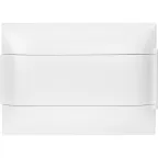 Practibox S Пластиковый щиток Встраиваемый (ЩРв-П) 1X12 Белая дверь