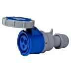 Розетка переносная 2Р+РЕ 16А 220В IP67 РП-103