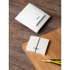 Валенсия лицевая панель выключателя 2-кл. с индикатором 10А жемчуг