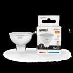 Лампа светодиодная LED 5.5 Вт 430 лм 3000К софит MR16 теплый GU5.3 AC 220В Elementary Gauss