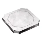 Х-образный ответвитель с крышкой Стандарт 600х80