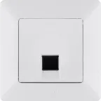 Valena LIFE Рамка 1 пост белая универсальная