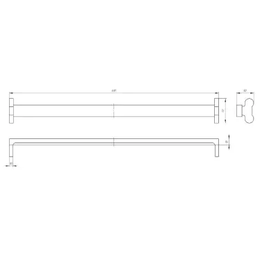 Светильник светодиодный SPO-801-0-002-060 Св-к под две светодиод. лампы T8 G13 600мм (30/2310)