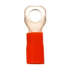 Наконечник кабельный НКИ 1.5-6 с изолированным фланцем красный (100шт)