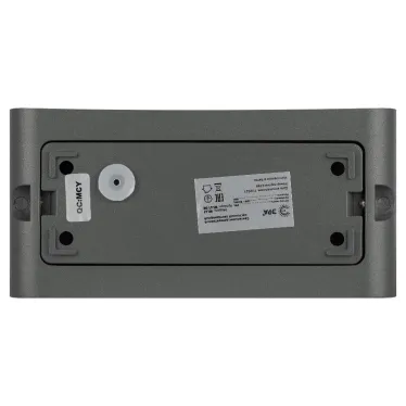 Подсветка декоративная WL41 GR светодиодная 10Вт 3500К серый IP54 для интерьера, фасадов зданий