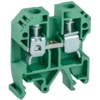 Клемма винтовая КВИ-10мм2 зеленая