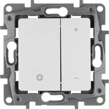 ETIKA Диммер нажимной 400Вт белый