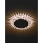 Светильник точечный встраиваемый под лампу DK LD24 15Вт GX53 шампань с подсветкой | Б0029632 | ЭРА