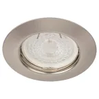 Светильник штампованный MR16,12V/220V, 50W сатин никель ST3 SN