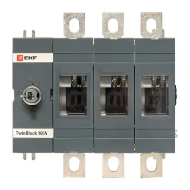 Рубильник 160A 3P без рукоятки управления TwinBlock