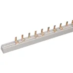 Шина соединительная типа PIN (12 штырей) 3Р 100 А (22 см), REXANT