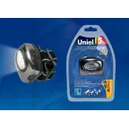 S-HL011-C Gun Metal Фонарь серии Стандарт «Bright eyes — comfort» (налобный фонарь), алюминиевый корпус, 1 LED, упаковка — кламшелл, 3хААА н/к