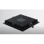 Светильник светодиодный DL-03 квадратный встраиваемый 110*110*25 12W 3000K IP54/IP44 RAL9005 черный муар | V1-R0-T0354-10000-4401230 | VARTON