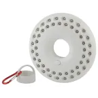 Фонарик светильник подвесной на батарейках 3хAA, подвес, карабин, магнитный в палатку, 48 LED K48 НЛО