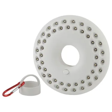 Фонарик светильник подвесной на батарейках 3хAA, подвес, карабин, магнитный в палатку, 48 LED K48 НЛО