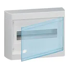 Щит распределительный навесной ЩРн-П-12 пластиковый прозрачная дверь Nedbox