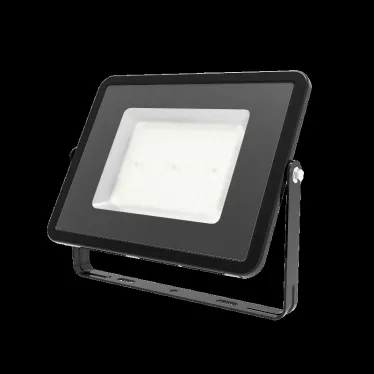 Прожектор светодиодный ДО 100 Вт 12000 лм 6500К AC 220В IP65 210х32х283мм матрированное закаленное стекло Qplus Gauss