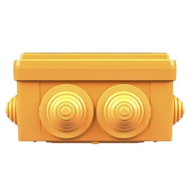 Коробка пластиковая FS с кабельными вводами и клеммниками, IP56,100х100х50мм, 5р, 450V,20A,10мм.кв