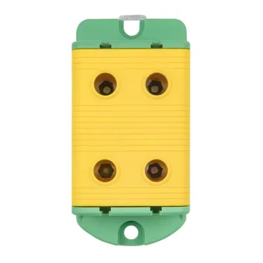 Клемма силовая вводная двойная КСВ 16-95 желто-зеленая PROxima