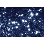 LIGHTING Гирлянда нить 5м 50 светодиодов белый свет IP20 зеленый шнур 1,5м 230В контроллер 8 сцен IEK