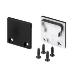 Заглушка SL-LINE-2011M SQUARE BLACK глухая (ARL, Пластик)