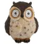 Садовый светильник Сова коричневая на солнечной батарее, полистоун, 13 см ERAFYS01-12