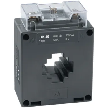 Трансформатор тока ТТИ-30 300/5А 5ВА без шины класс точности 0.5S