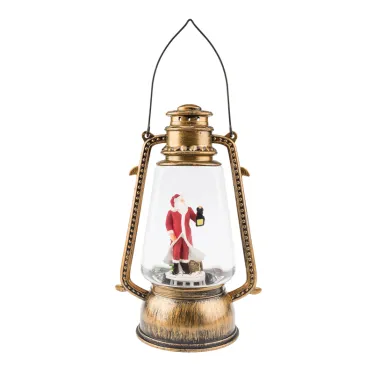 Декоративный фонарь с эффектом снегопада и подсветкой «Санта Клаус», теплый белый | 501-066 | NEON-NIGHT