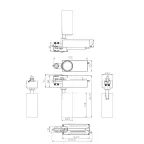 Трековый светильник трёхфазный SТR-30-36-40K-B20 узкий луч 4000K черный