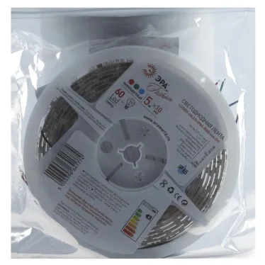 Светодиодная лента LS5050-14,4-60-12-RGB-IP65-1 year-5m 12В