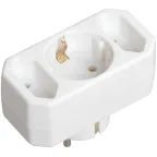 Тройник Т-01/01-2 одна круглая и две плоские розетки