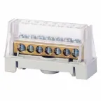 Клеммная колодка соединительная 1 отверстие 7х5.3мм серый